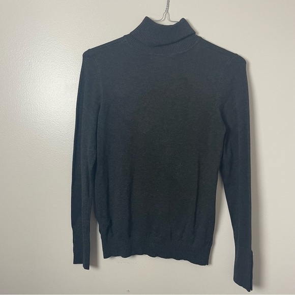 Joseph A Charcoal Turtleneck Sweater  Size: Small - Picture 6 of 11